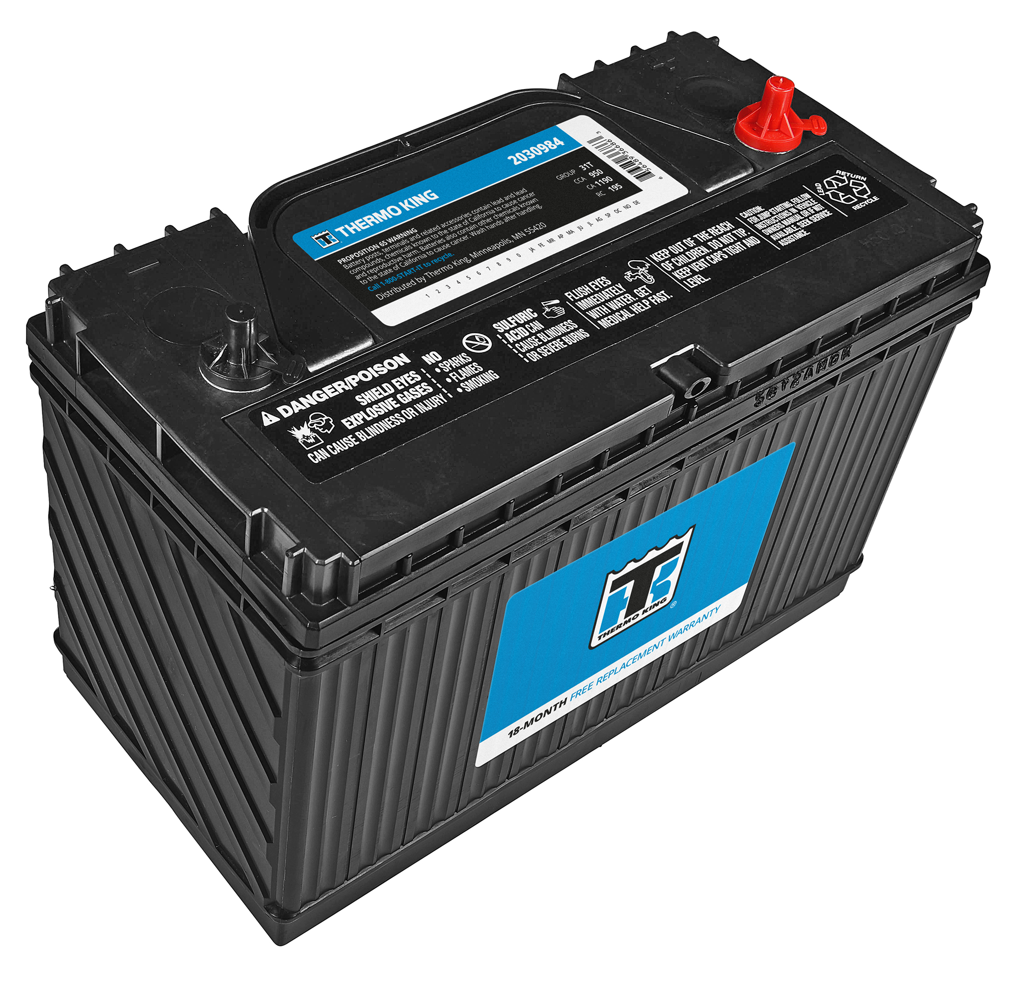 Wet Cell & AGM Batteries Parts & Accessories Thermo King
